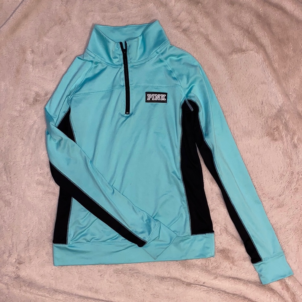VS Pink Ultimate Quarter Zip Pullover